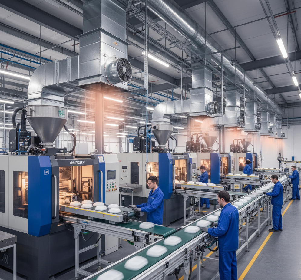 Cómo mejorar la ventilación industrial sin hacer obra mayor