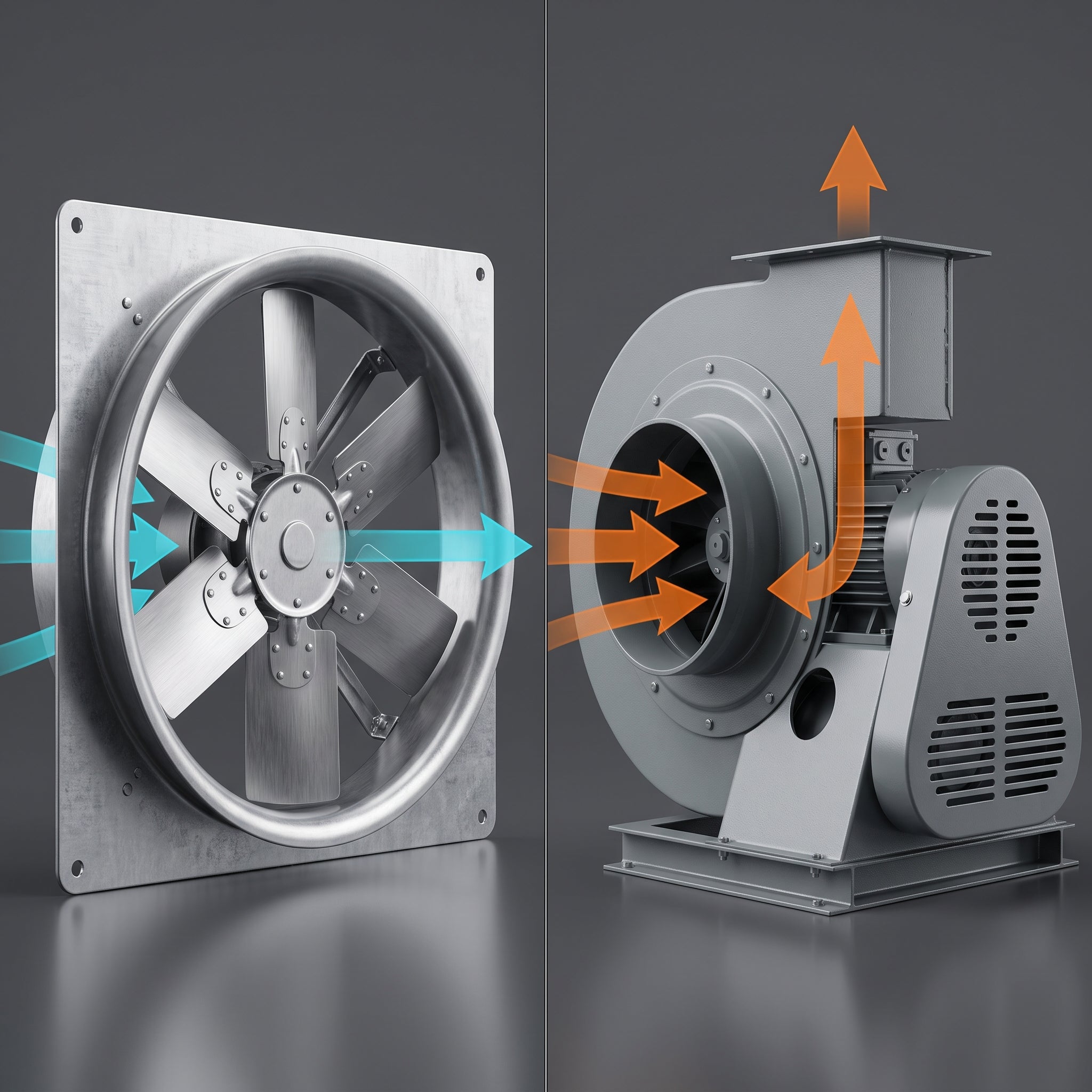 Extractor axial vs centrífugo: cuándo usar cada uno