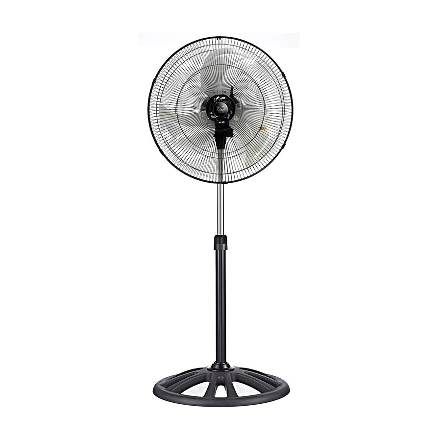 MYTEK| 3389 Ventilador Industrial de Pedestal 18’’, Oscilación 90°, Altura ajustable hasta 131 cm, 3 velocidades