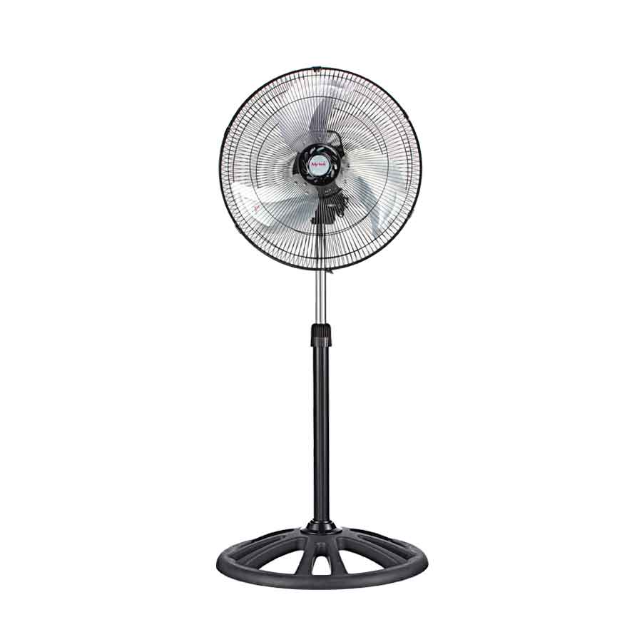 MYTEK| 3392 Ventilador Industrial PLUS de Pedestal 3 en 1 de 18’’, Altura ajustable hasta 131 cm, Aspas metálicas, 3 velocidades