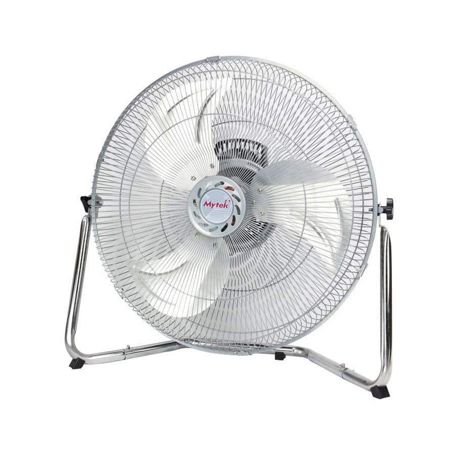 MYTEK| 3347 Circulador de Aire para Piso 2 en 1 de 16’’, 3 velocidades, Aspas metálicas, inclinado manual