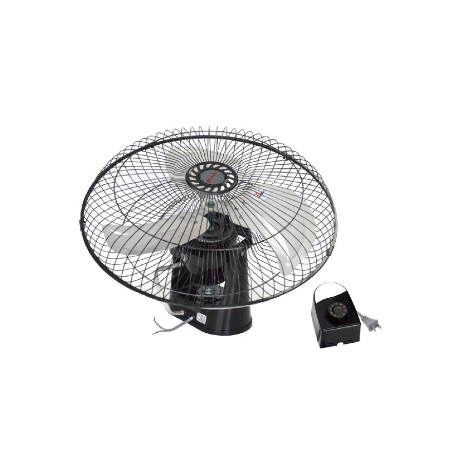 MYTEK| Ventilador de Techo 18’’, 4 velocidades, Oscilación 360°, Metálico