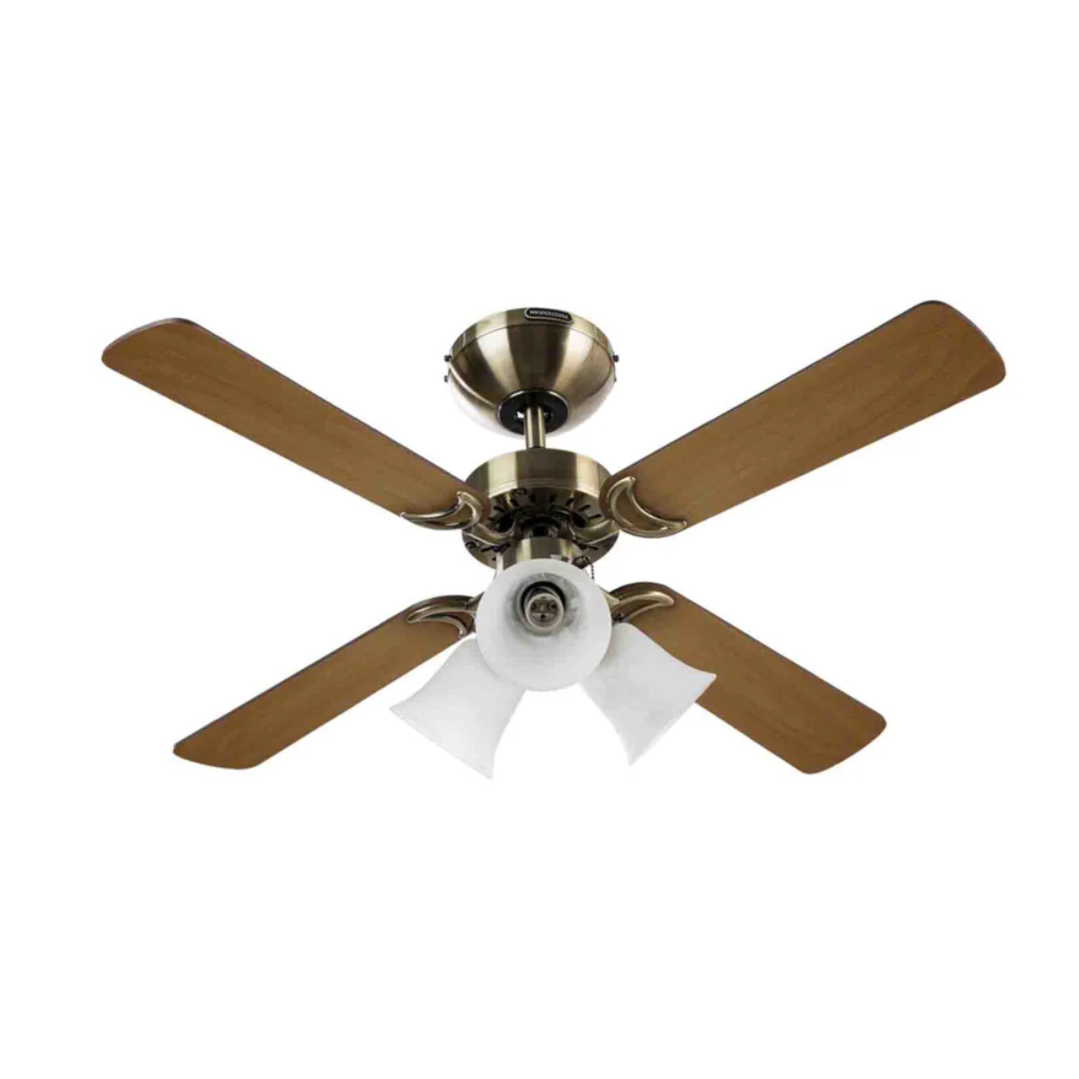 MASTERFAN| Ventilador Oporto 42", 5 aspas, para espacios de hasta m², Base para focos, 3 velocidades