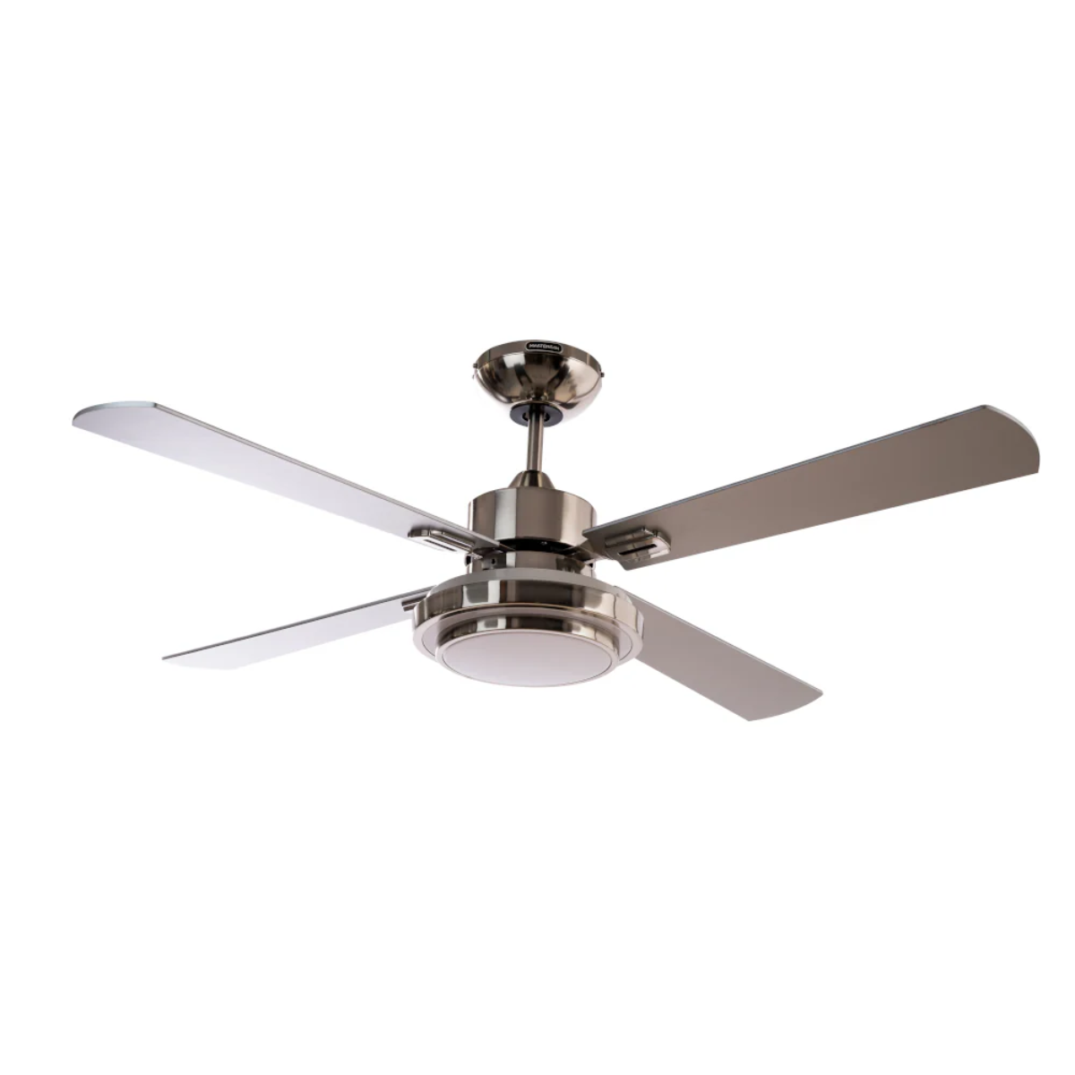 MASTERFAN| Ventilador Luxor 52" Ch/ Sat, Luz LED, Tres tonalidades de luz, para espacios de 49m², 4 aspas,