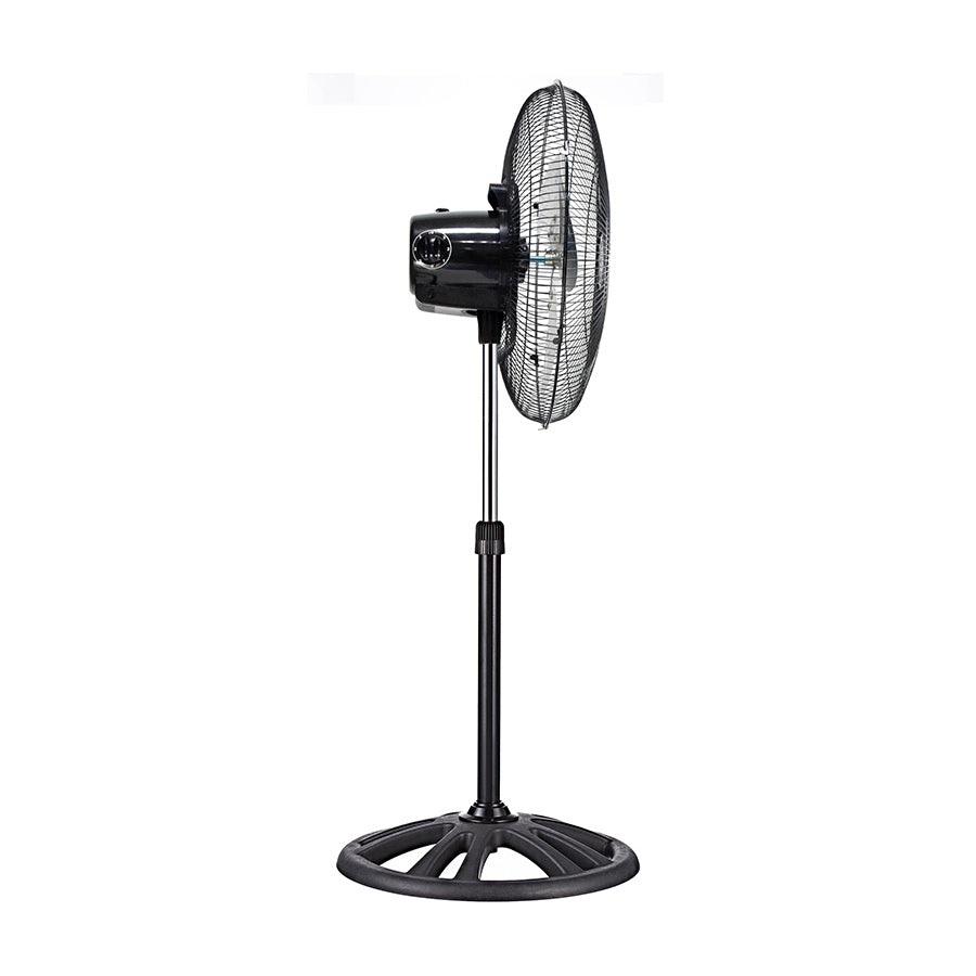 MYTEK| 3389 Ventilador Industrial de Pedestal 18’’, Oscilación 90°, Altura ajustable hasta 131 cm, 3 velocidades