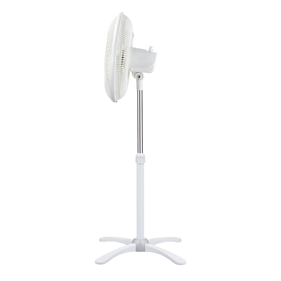 MYTEK| 3197 Ventilador de Pedestal 16’’, Silencioso, 3 aspas, Altura ajustable