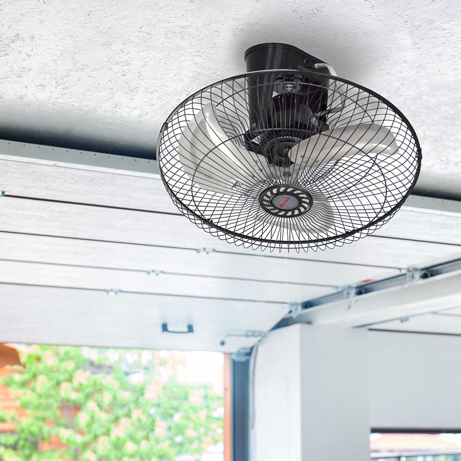 MYTEK| Ventilador de Techo 18’’, 4 velocidades, Oscilación 360°, Metálico