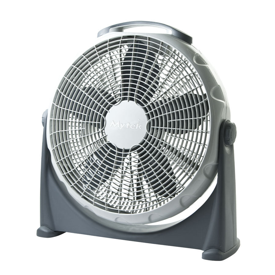 MYTEK| 3385 Ventilador de Piso 20’’, Oscilatorio, 3 velocidades, Posibilidad de montar en pared