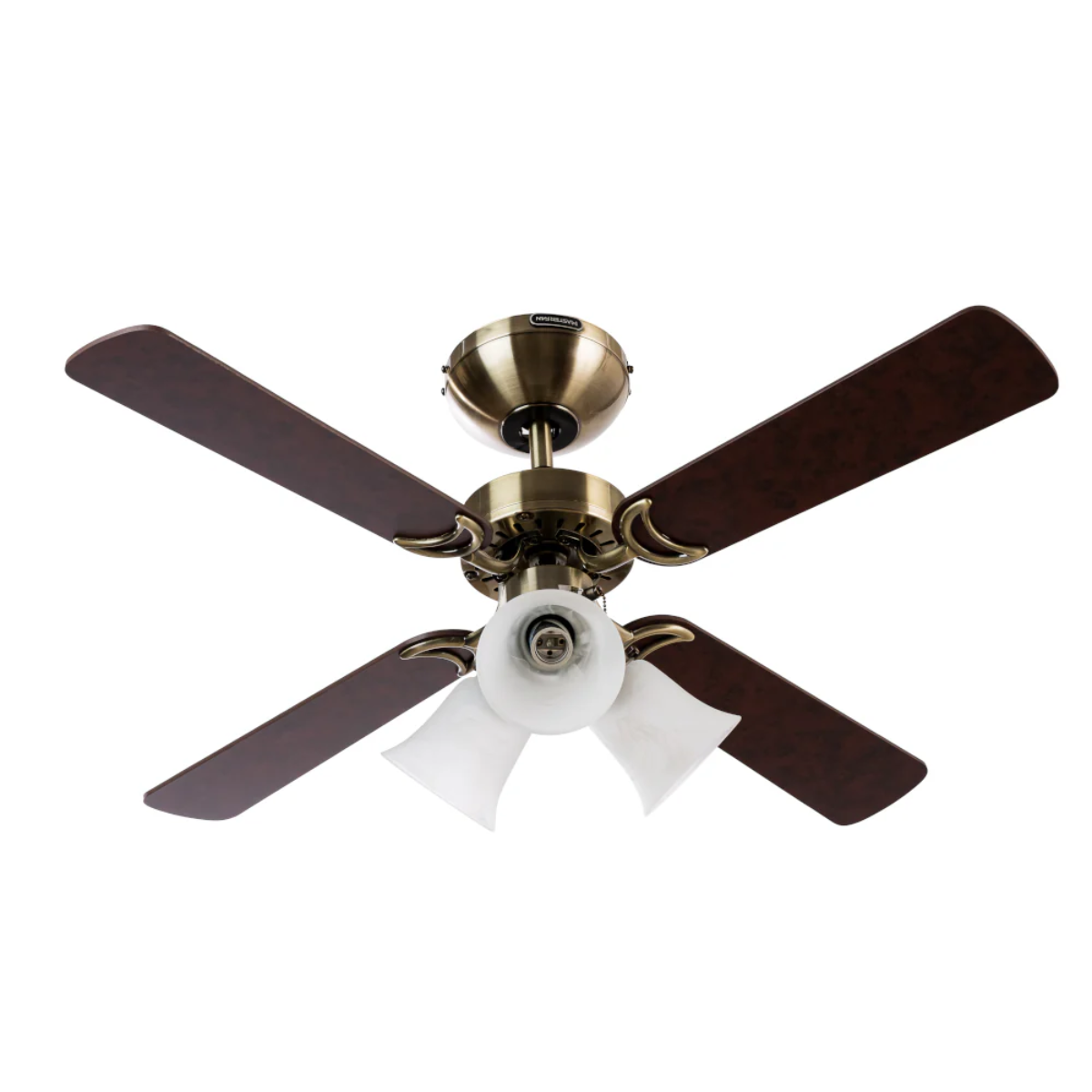 MASTERFAN| Ventilador Oporto 42", 5 aspas, para espacios de hasta m², Base para focos, 3 velocidades
