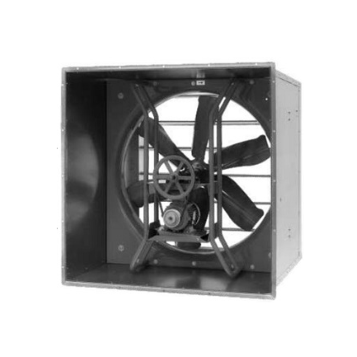 Extractor axial de pared Soler Palau series WXD WXT - gabinete lámina galvanizada 800 a 1500 mm