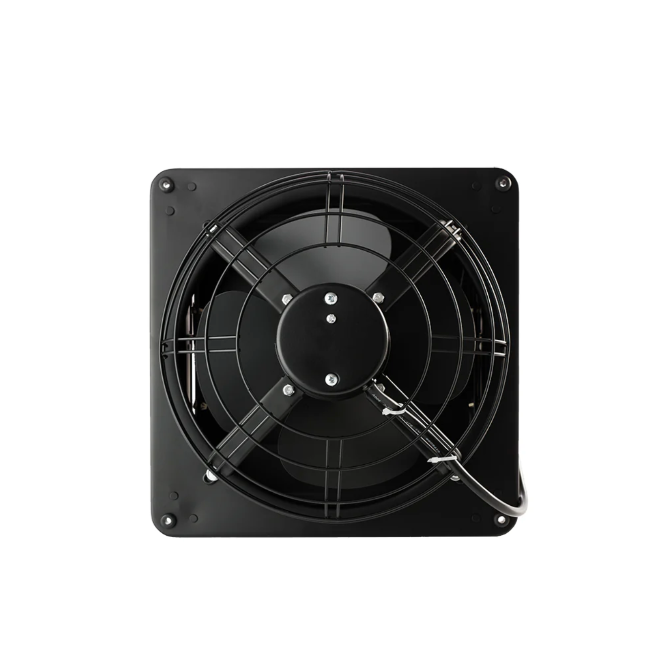 Detalle de las aspas del extractor Tritón con acabado negro