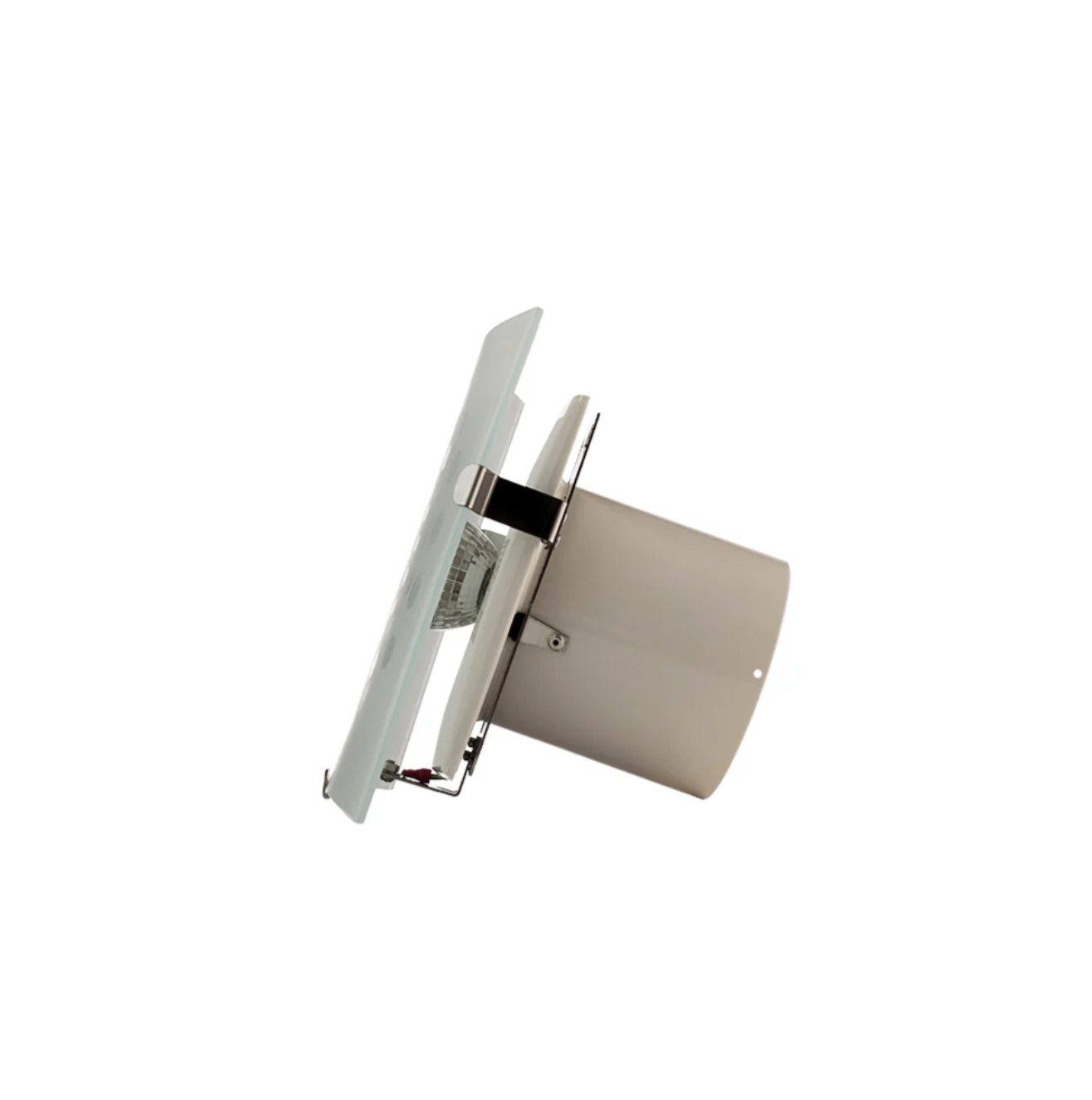 Extractor Cuarzo 4″ Satinado vista lateral