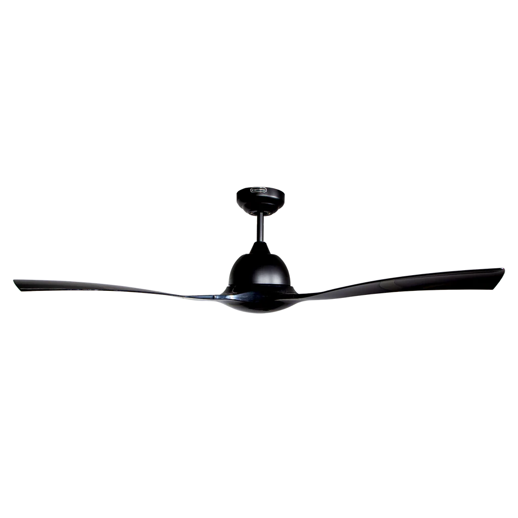 Ventilador Eclipse 52″ Negro vista lateral