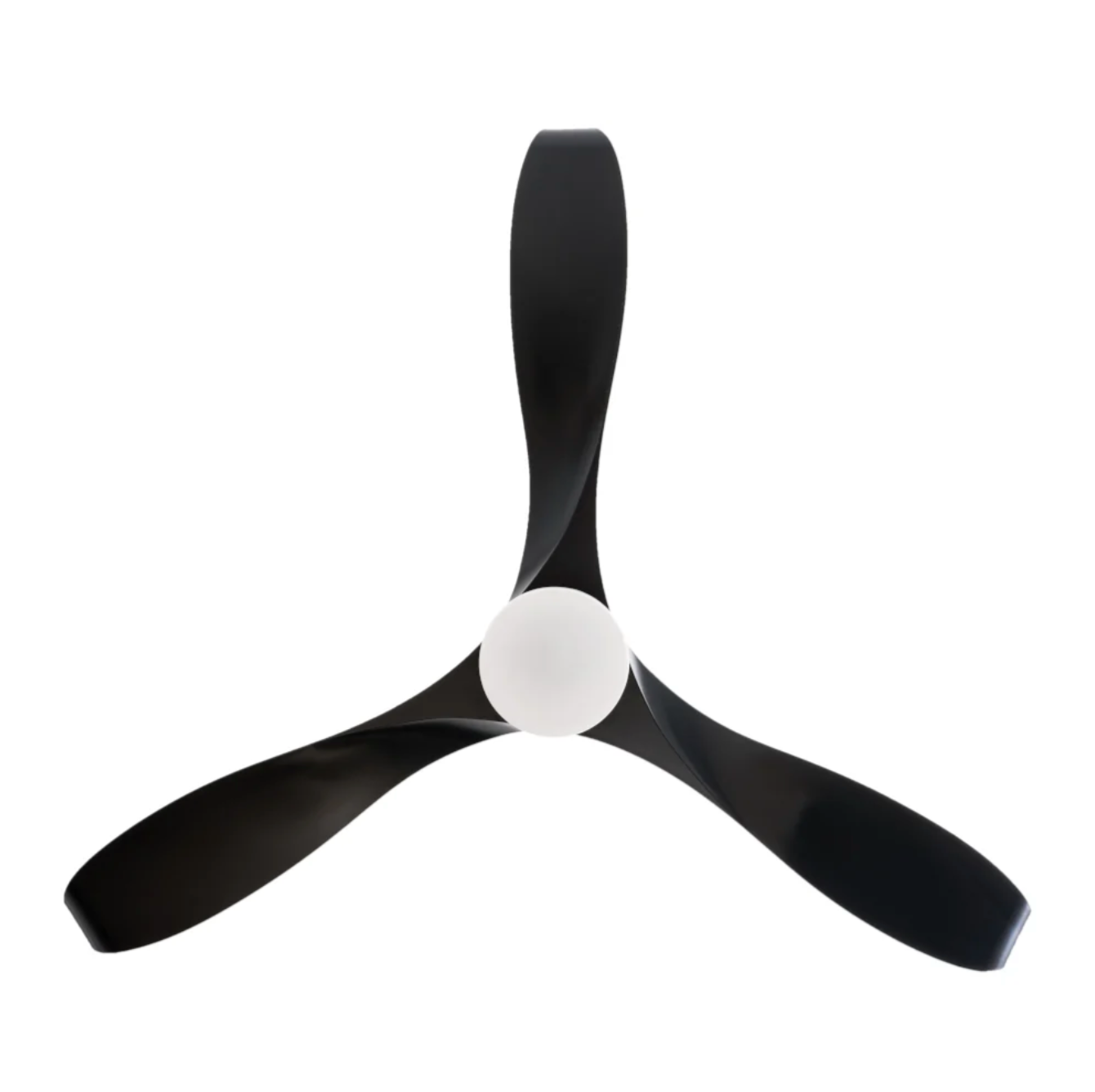 Detalle de las aspas del ventilador Fénix 56″ Negro