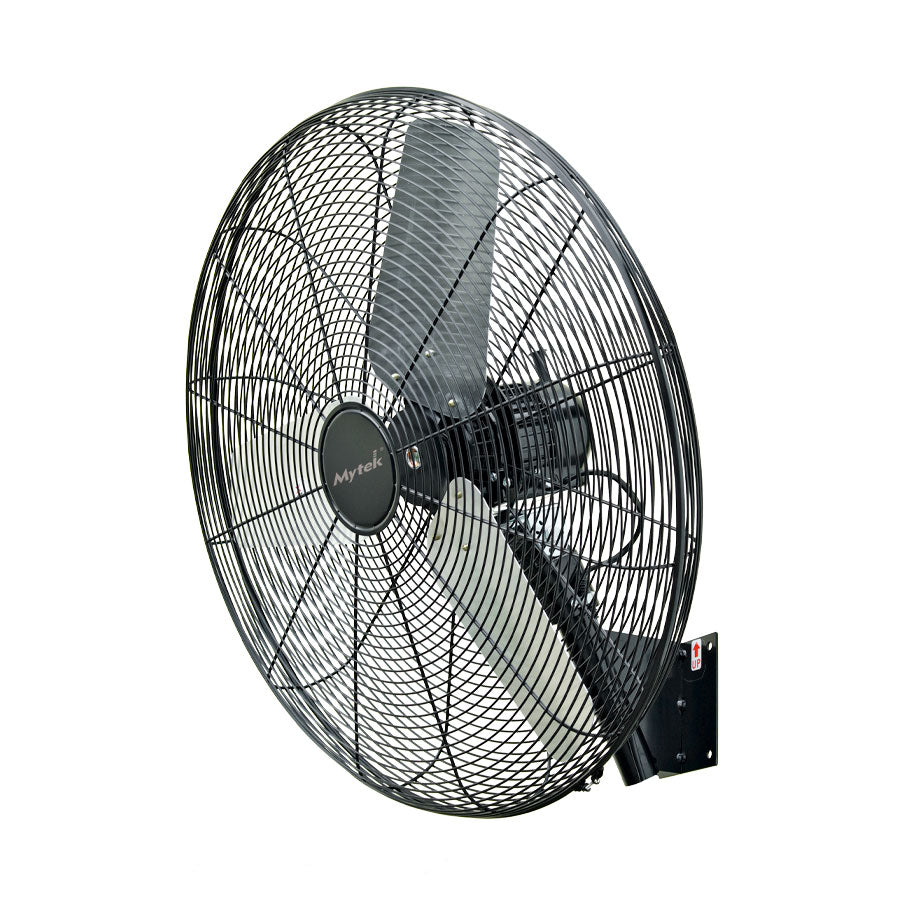 Ventilador de pared industrial 30 pulgadas MYTEK con parrilla y aspas metálicas
