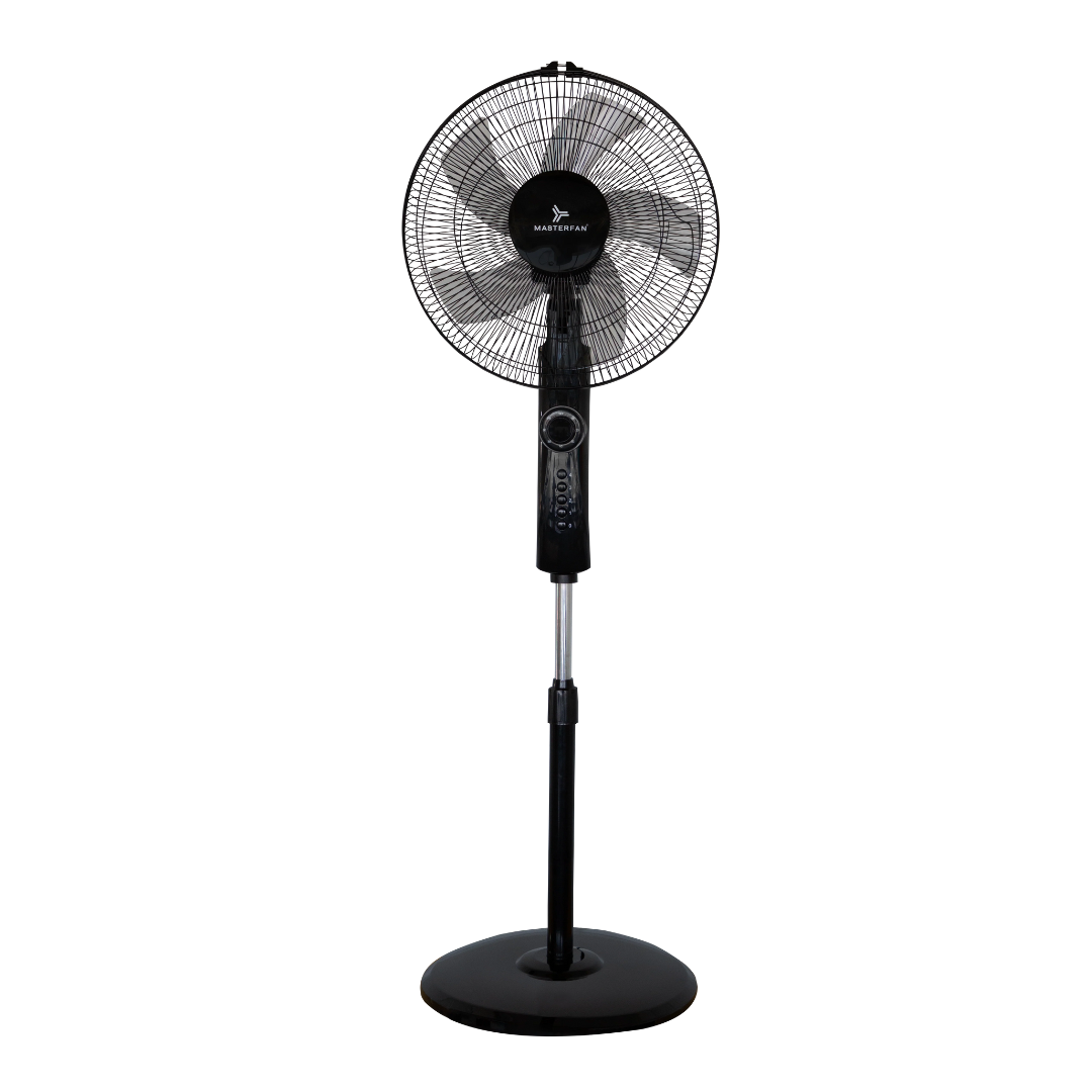 Ventilador de Pedestal Ares 16″ Negro vista frontal