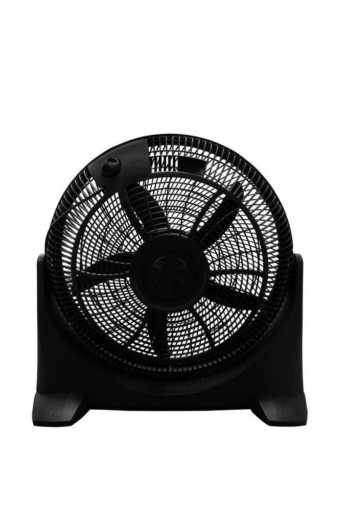 Ventilador de Piso Horus 20″ Masterfan vista lateral negro