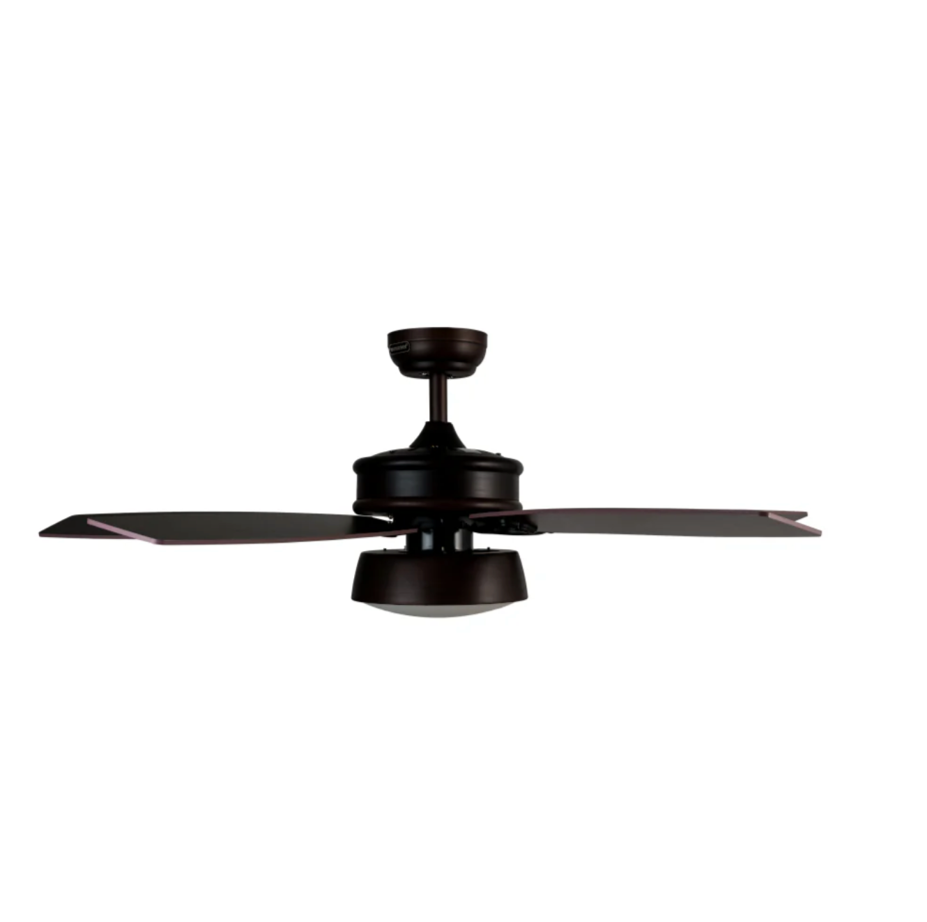 Ventilador Polux 52″ Chocolate vista lateral