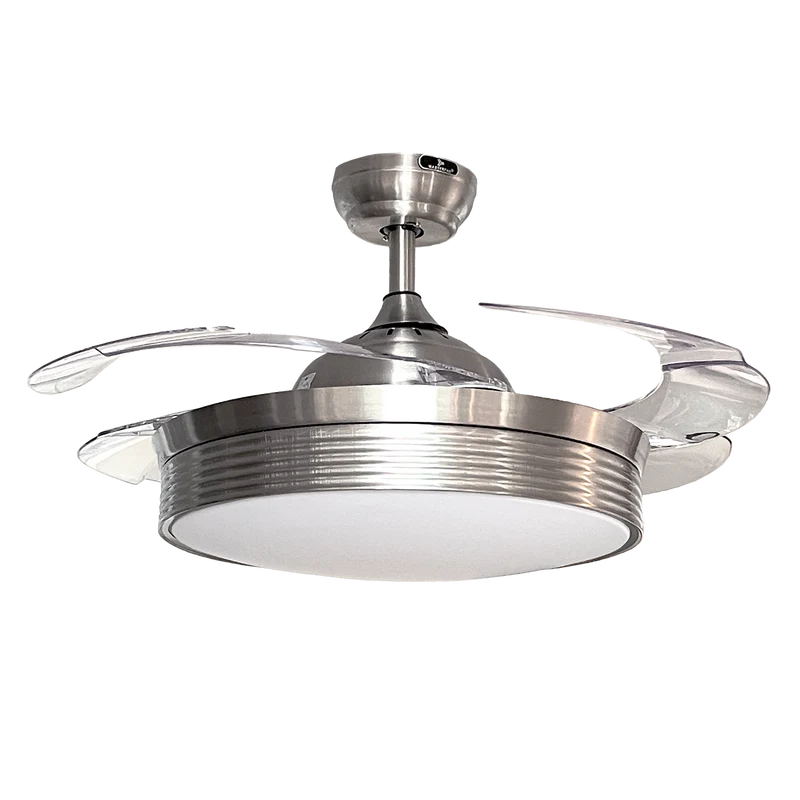 Ventilador Roma 42″ Satinado vista frontal