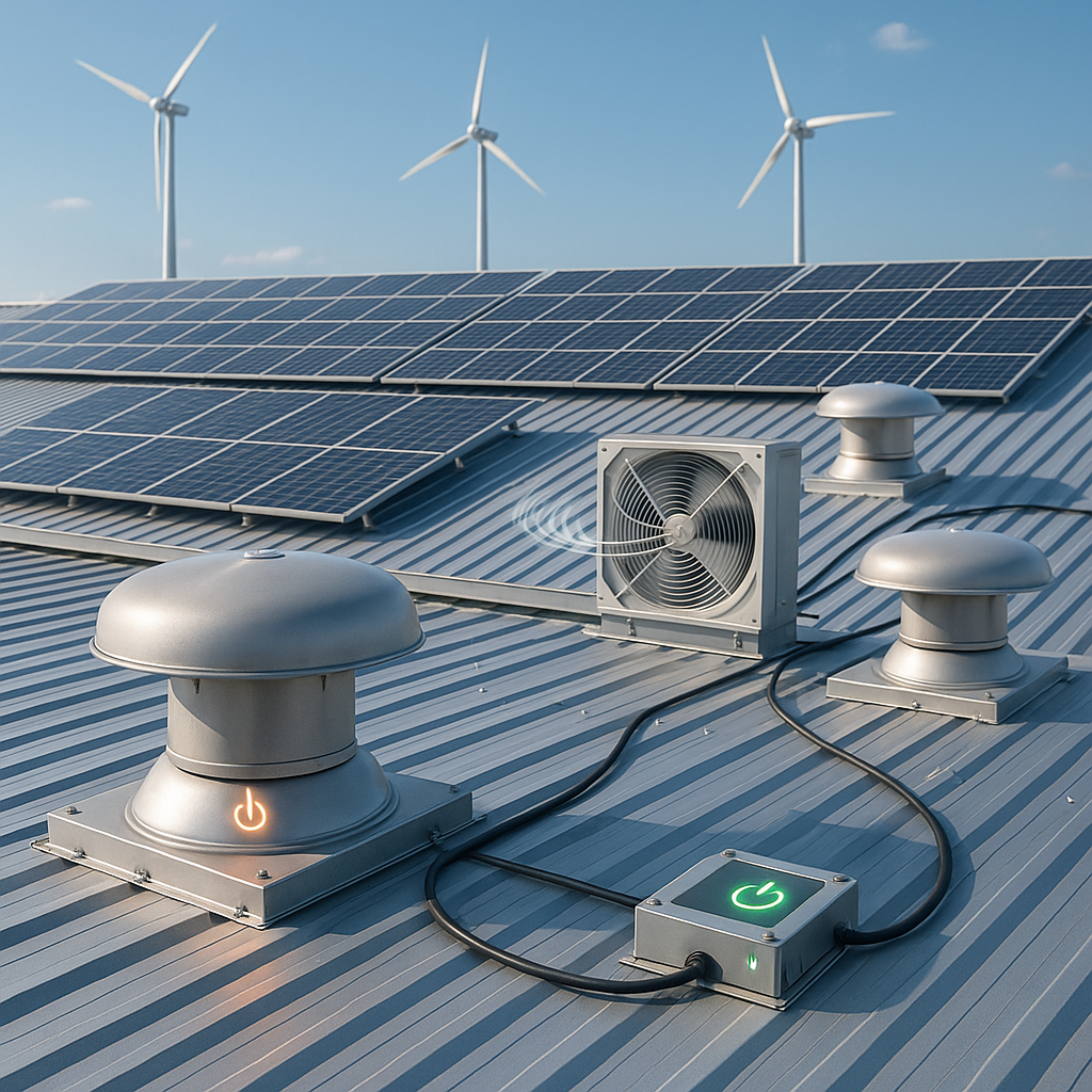 Energía renovable + ventilación: la dupla que transforma tu industria