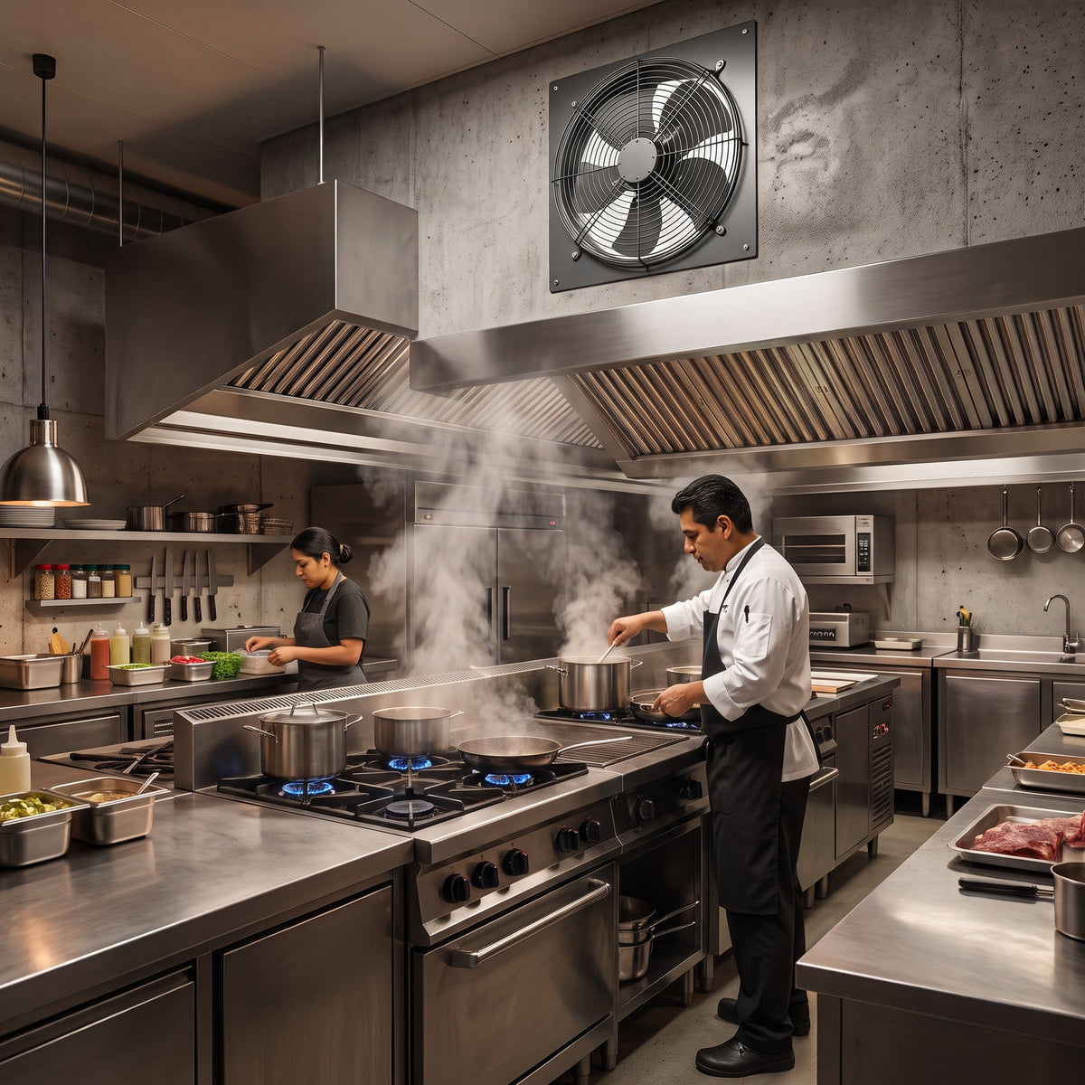 Qué Extractor Necesita tu Cocina de Restaurante (y Cómo Calcularlo en 3 Pasos)