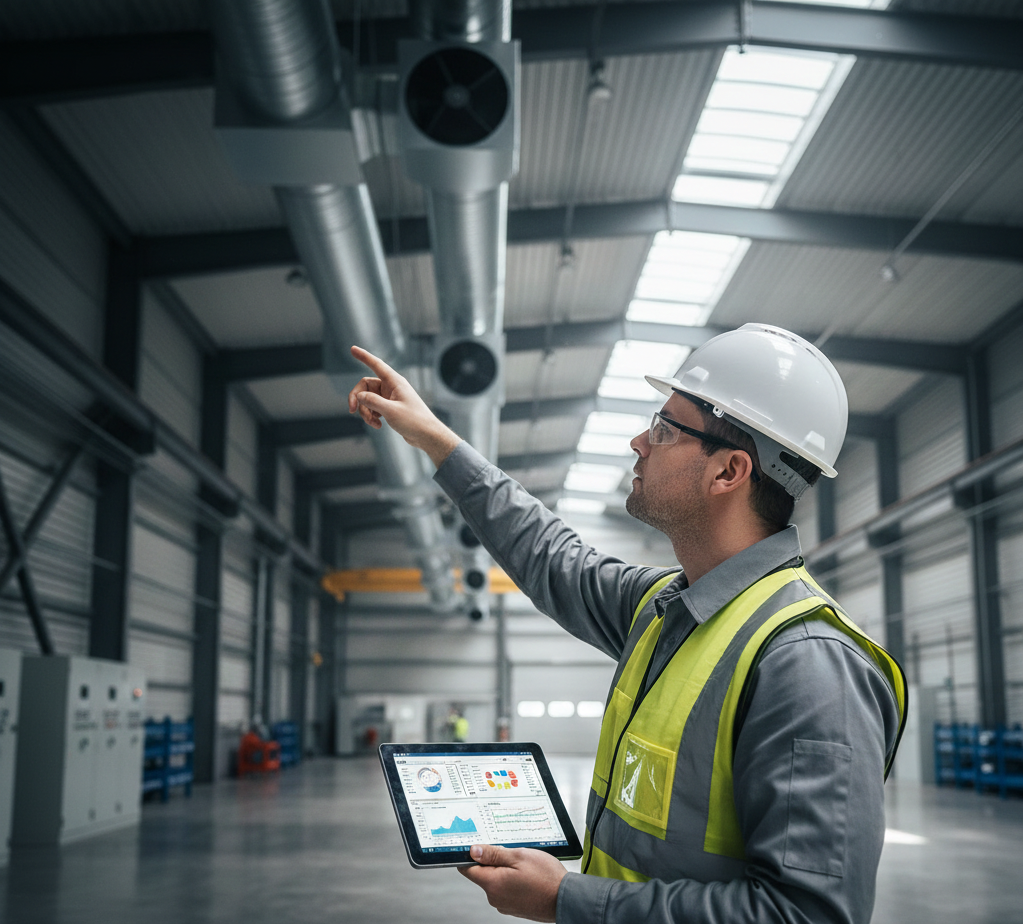 Checklist de inicio de año para sistemas de ventilación industrial
