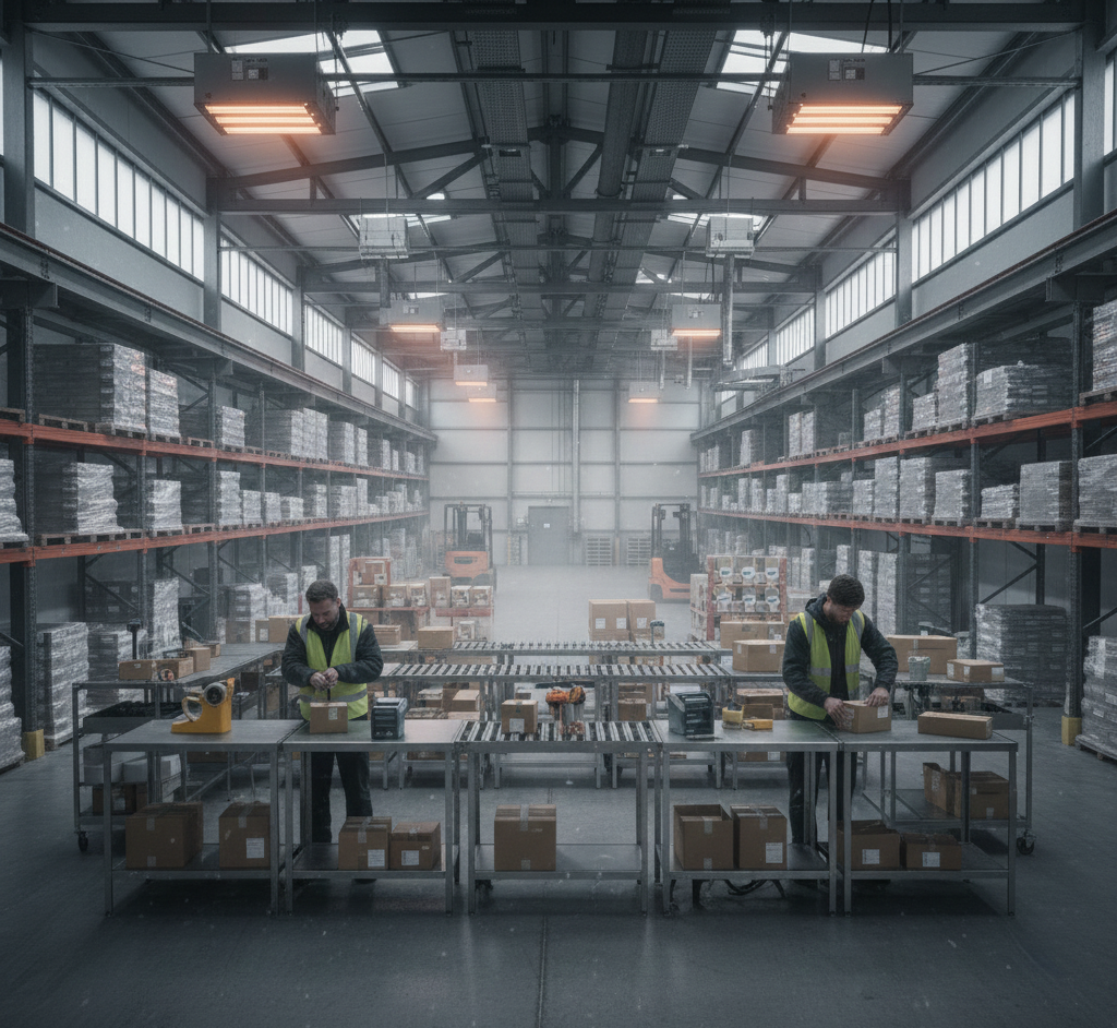 Errores comunes al calefaccionar naves industriales en invierno