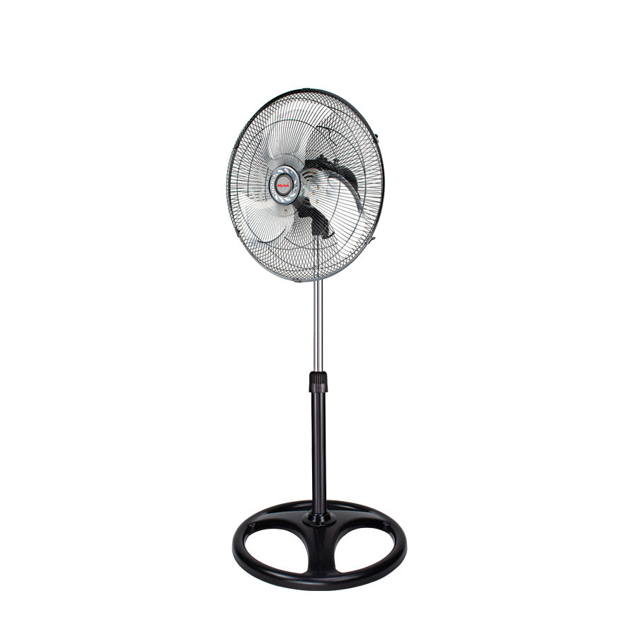 MYTEK| 3315 Circulador de Aire 3 en 1 de 18’’, Oscilación 90°, 3 velocidades, Altura ajustable hasta 131 cm