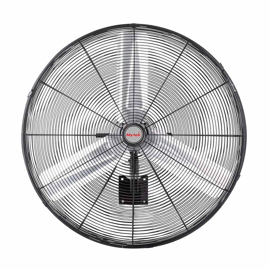 Mytek| 3422 Ventilador de Pared Industrial 30’’, Inclinación ajustable, oscilación 90°, 3 velocidades