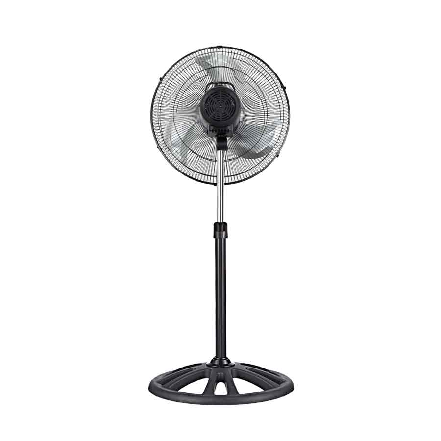 MYTEK| 3392 Ventilador Industrial PLUS de Pedestal 3 en 1 de 18’’, Altura ajustable hasta 131 cm, Aspas metálicas, 3 velocidades