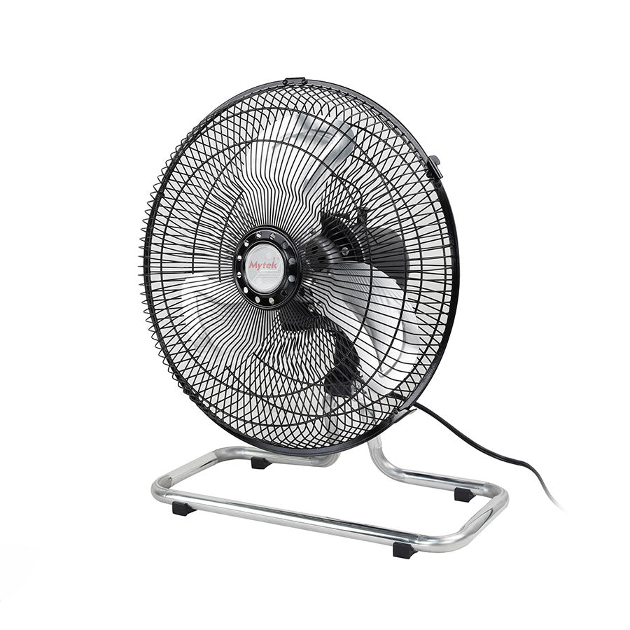 MYTEK| 3372 Ventilador de Piso 2 en 1 de 12", Oscilación 360°, 3 velocidades