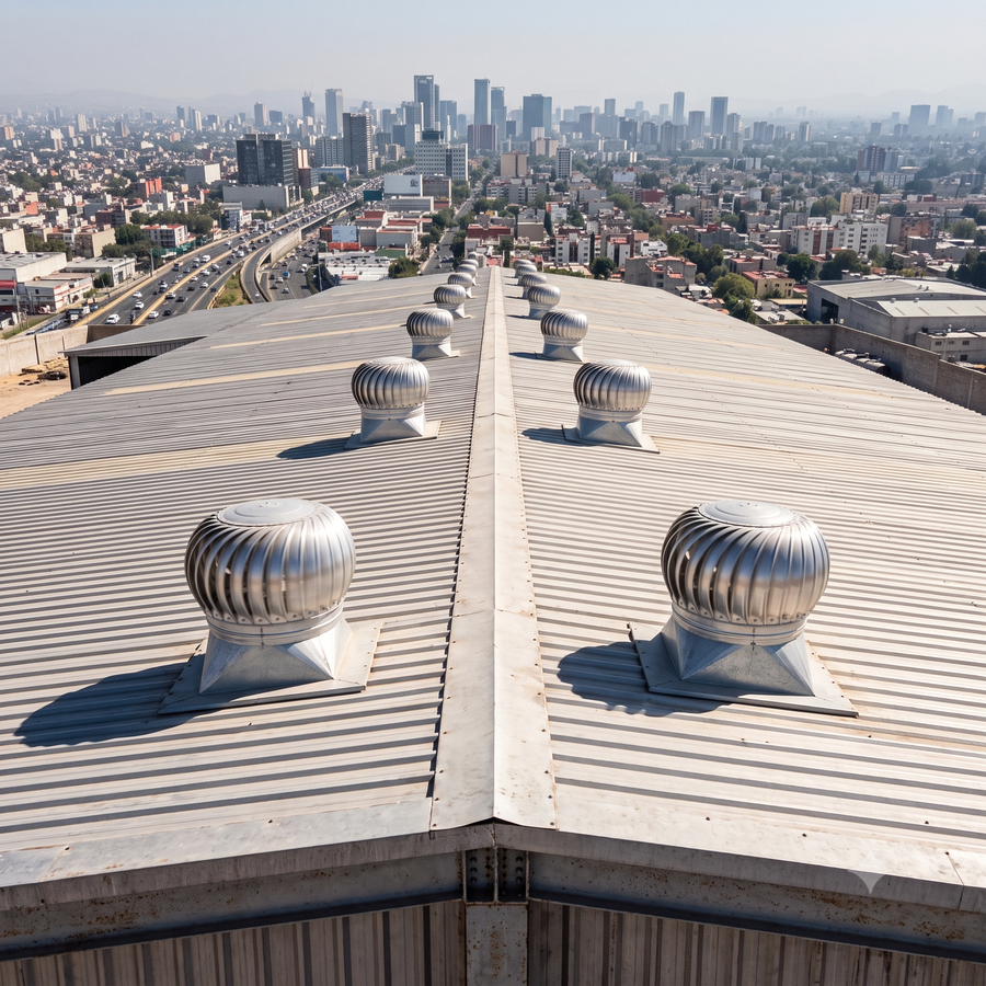 Proyecto de ventilación industrial · Monterrey
