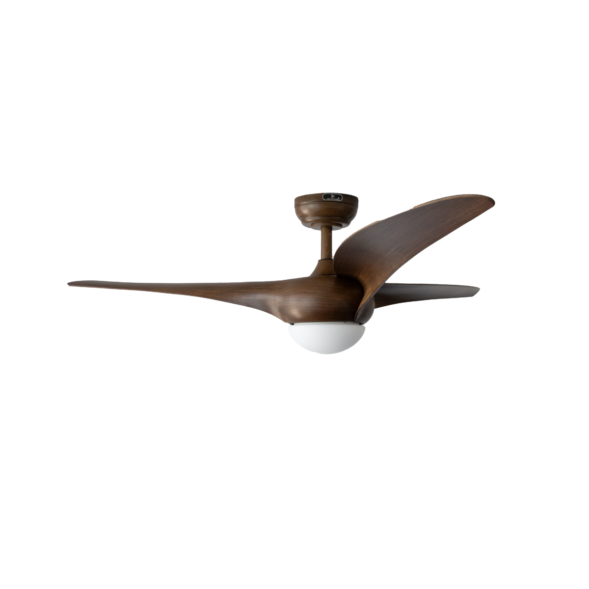 MASTERFAN | Ventilador Danza 52" Caoba, Cinco velocidades, Wi-Fi, Circulación de aire de hasta 8,000 CFM, Luz Led
