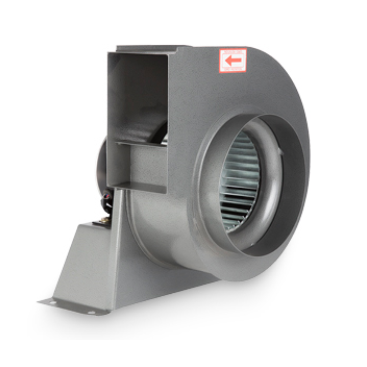 Extractor centrífugo CEB-T Soler Palau rotor jaula de ardilla - vista frontal carcaza aluminio