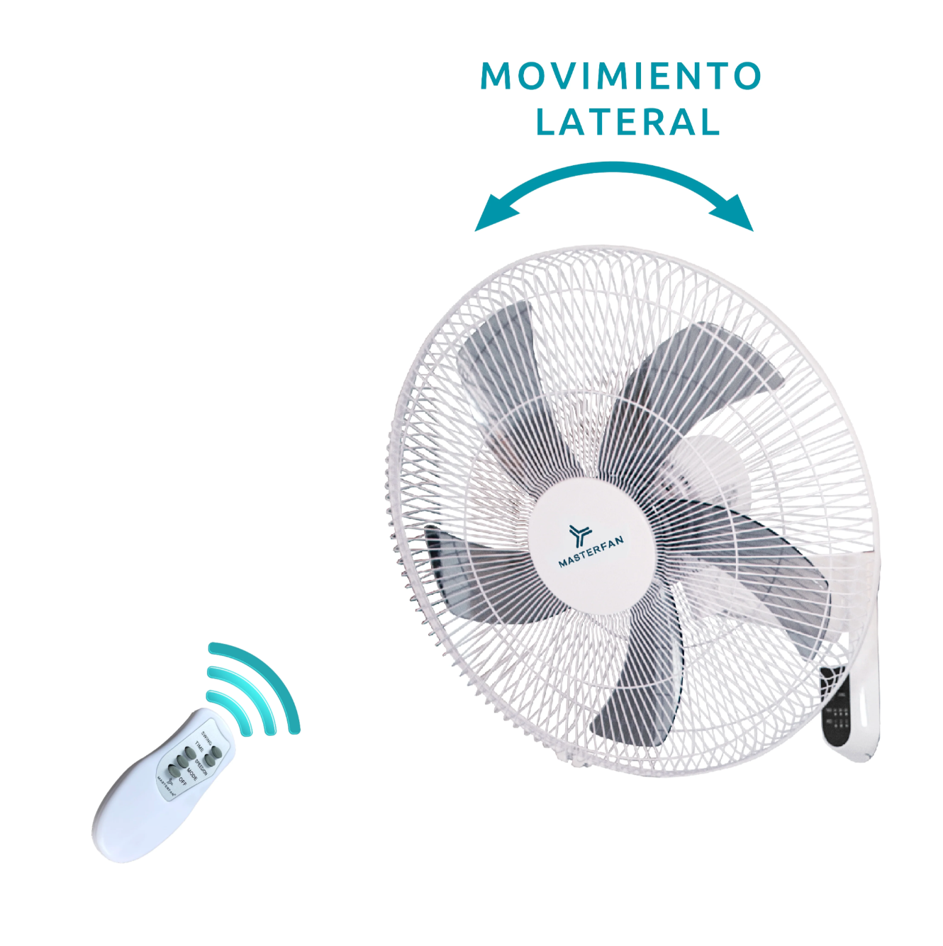 Ventilador Muro 18" Blanco