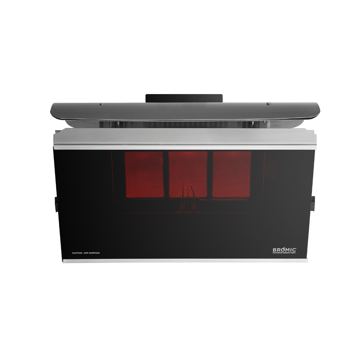 Calefactor a gas Bromic Platinum 300 vista frontal para terraza