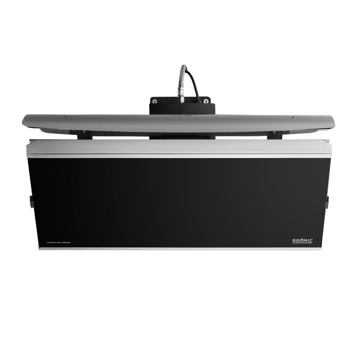 Calefactor a gas Bromic Platinum 500 vista frontal para terrazas y patios