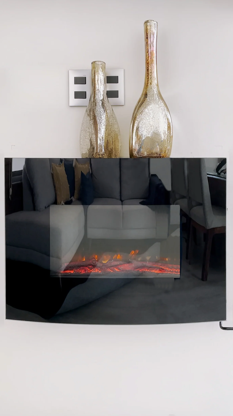 Chimenea Calidus mostrando efecto de llama realista