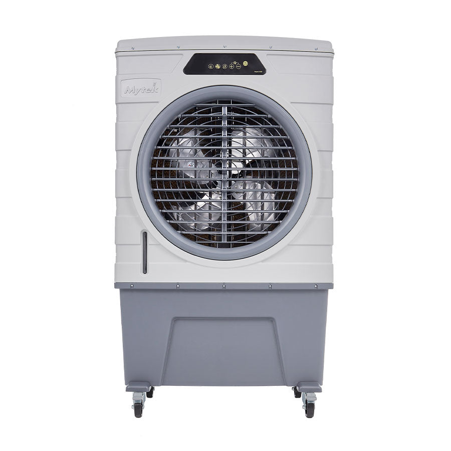 Enfriador evaporativo portátil MYTEK 3400 de 100 litros — 3 en 1: ventilador, enfriador y humidificador — Plan B Soluciones