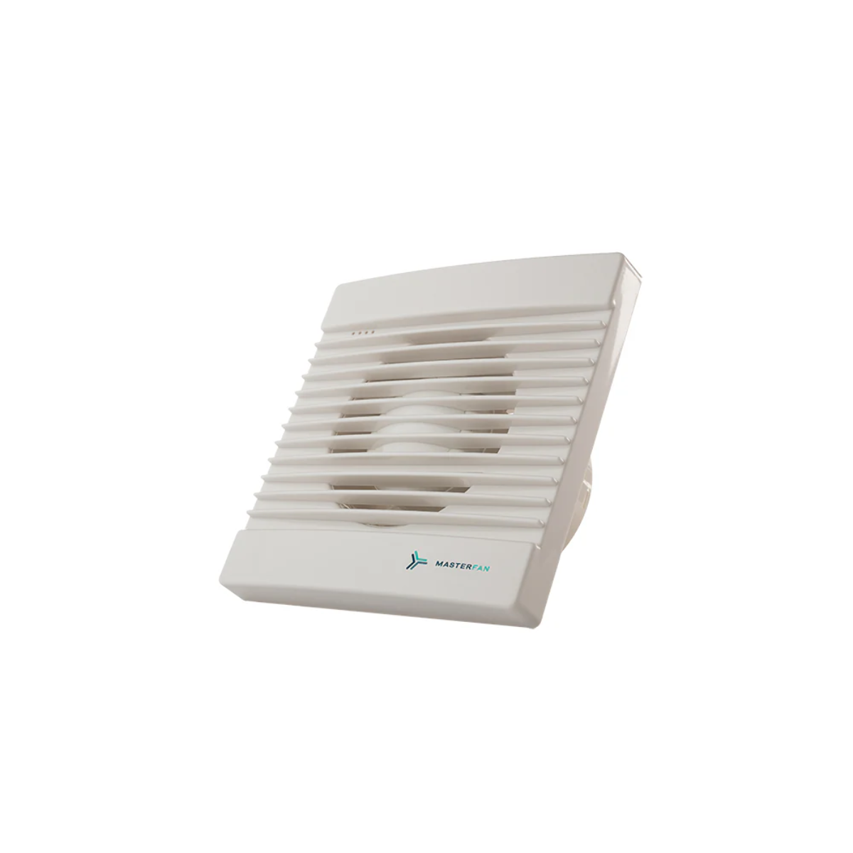 Extractor Masterfan Ecoslim 4 pulgadas blanco para ventilación silenciosa y compacta vista lateral