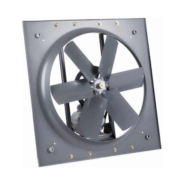 Vista frontal del extractor axial 