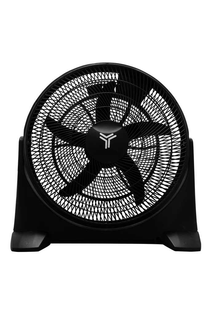 Ventilador de Piso Horus 20″ Negro Masterfan vista frontal