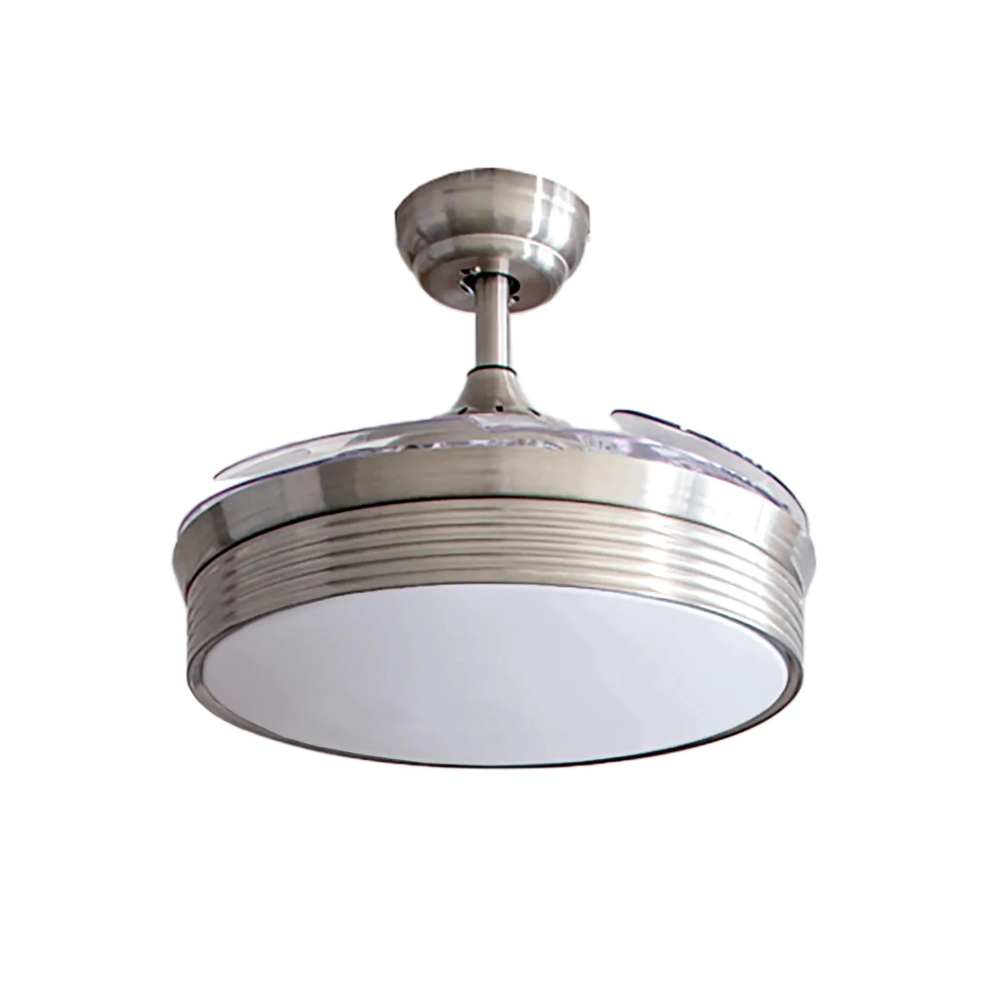 Ventilador Roma 42″ Satinado vista lateral