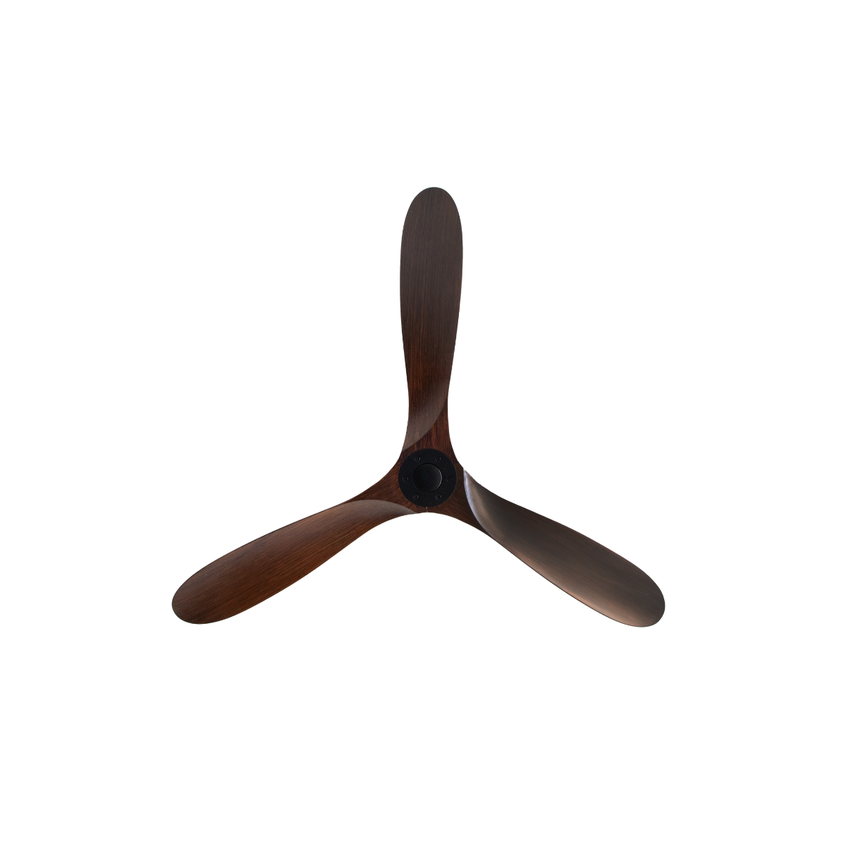 Detalle de las aspas del ventilador de techo Aviatore 60″ Negro