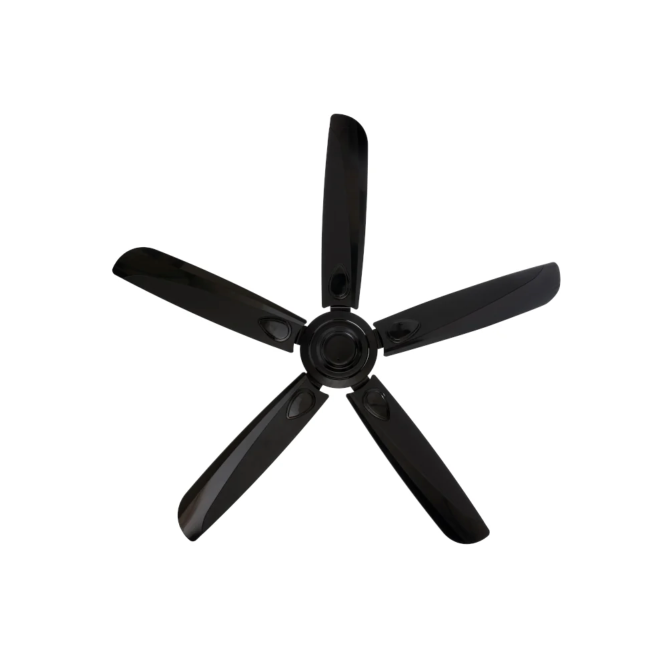Detalle de las aspas del ventilador Velvet 52″ Negro a prueba de agua