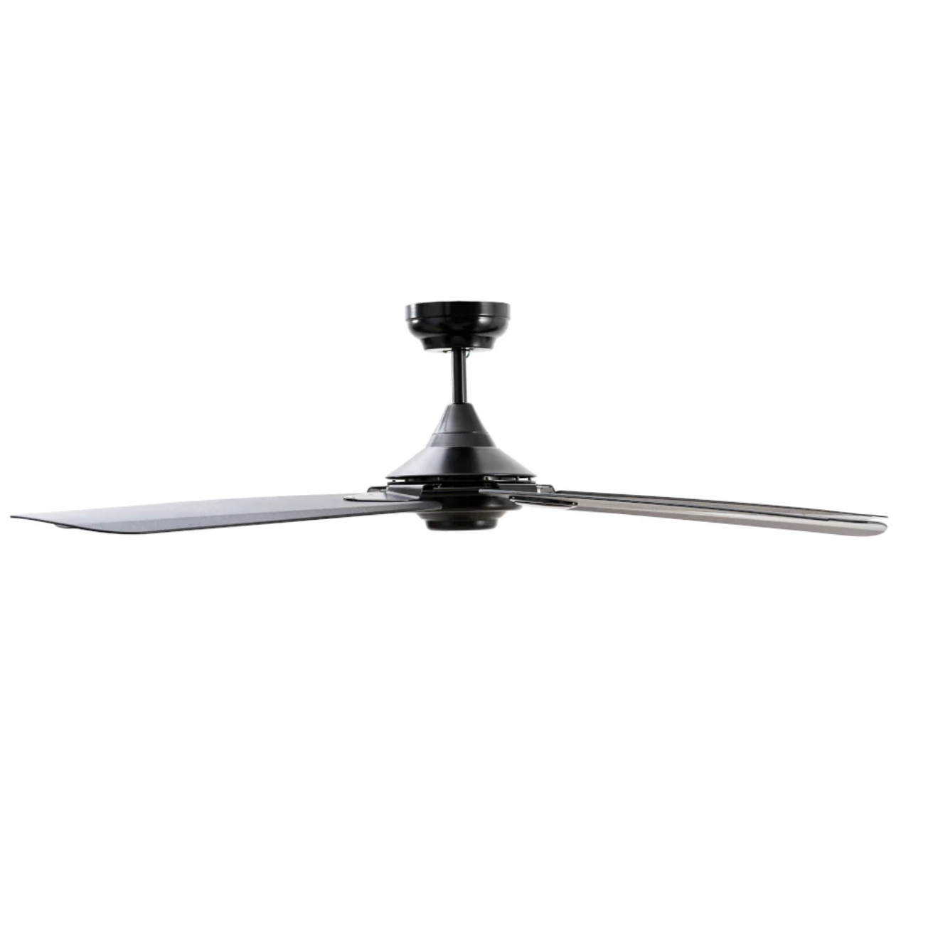 Ventilador Velvet 52″ Negro a prueba de agua vista lateral